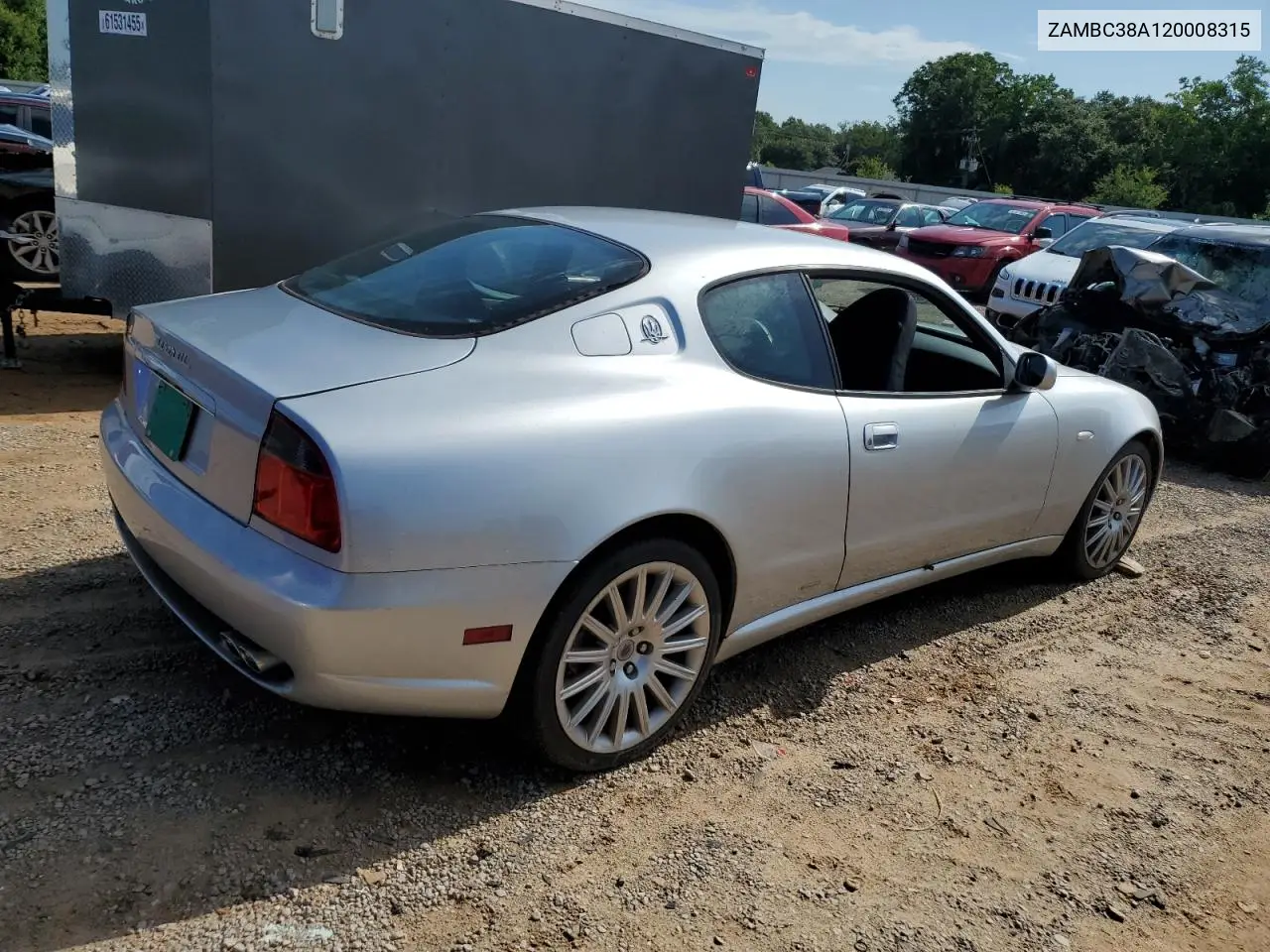 2002 Maserati Coupe Gt VIN: ZAMBC38A120008315 Lot: 63044885