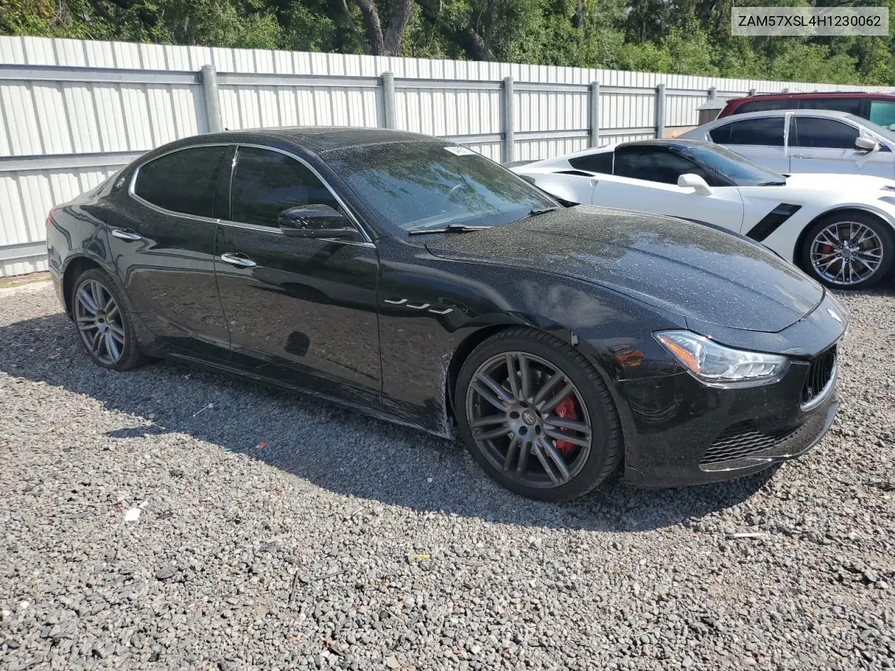 2017 Maserati Ghibli Luxury VIN: ZAM57XSL4H1230062 Lot: 54905275