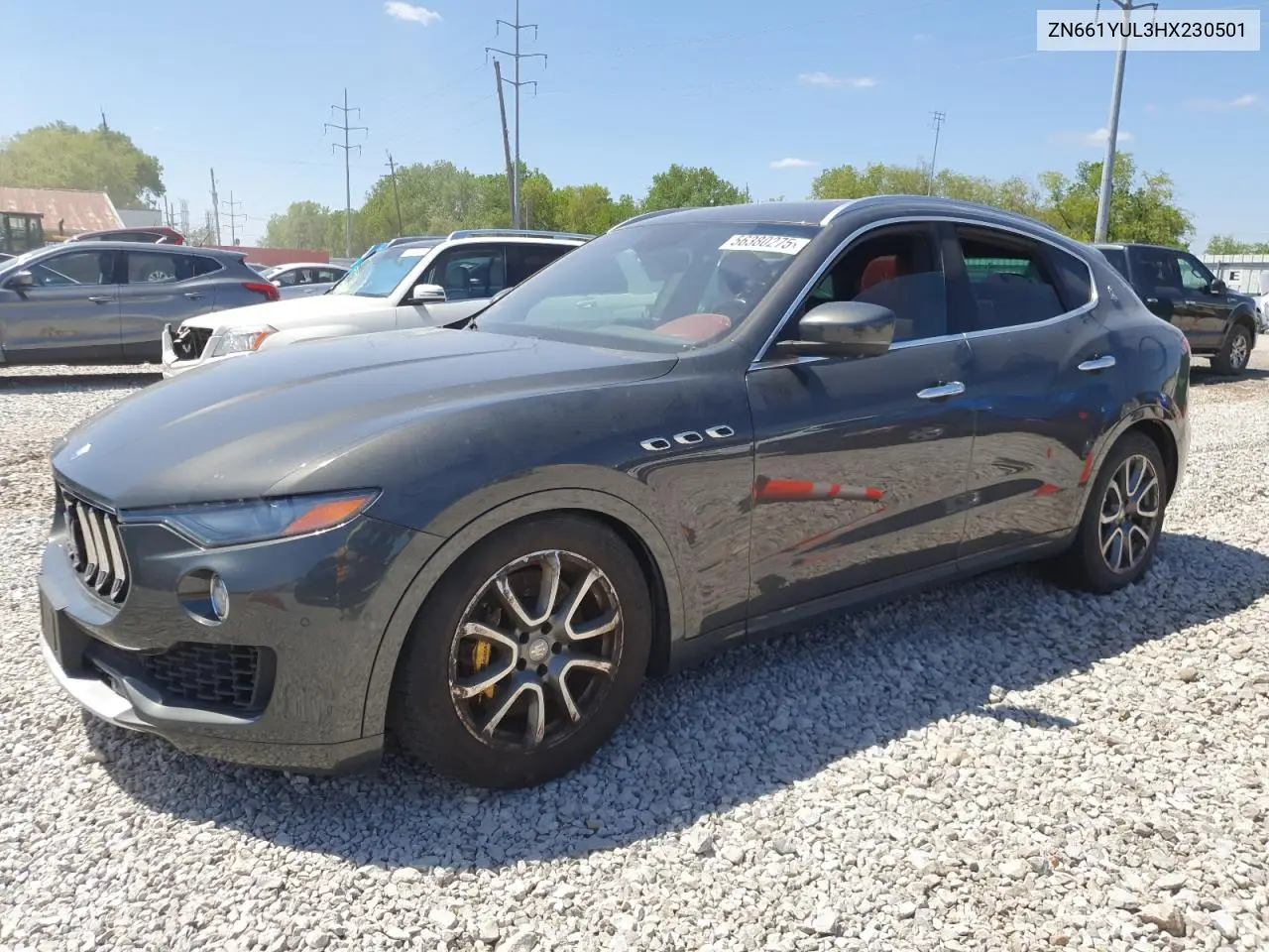 2017 Maserati Levante S Luxury VIN: ZN661YUL3HX230501 Lot: 56380275