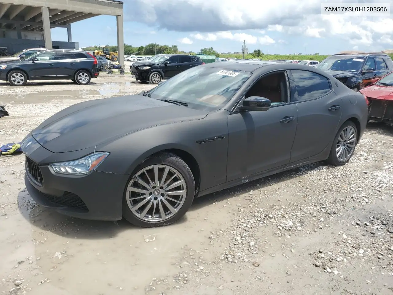 2017 Maserati Ghibli Luxury VIN: ZAM57XSL0H1203506 Lot: 56698805
