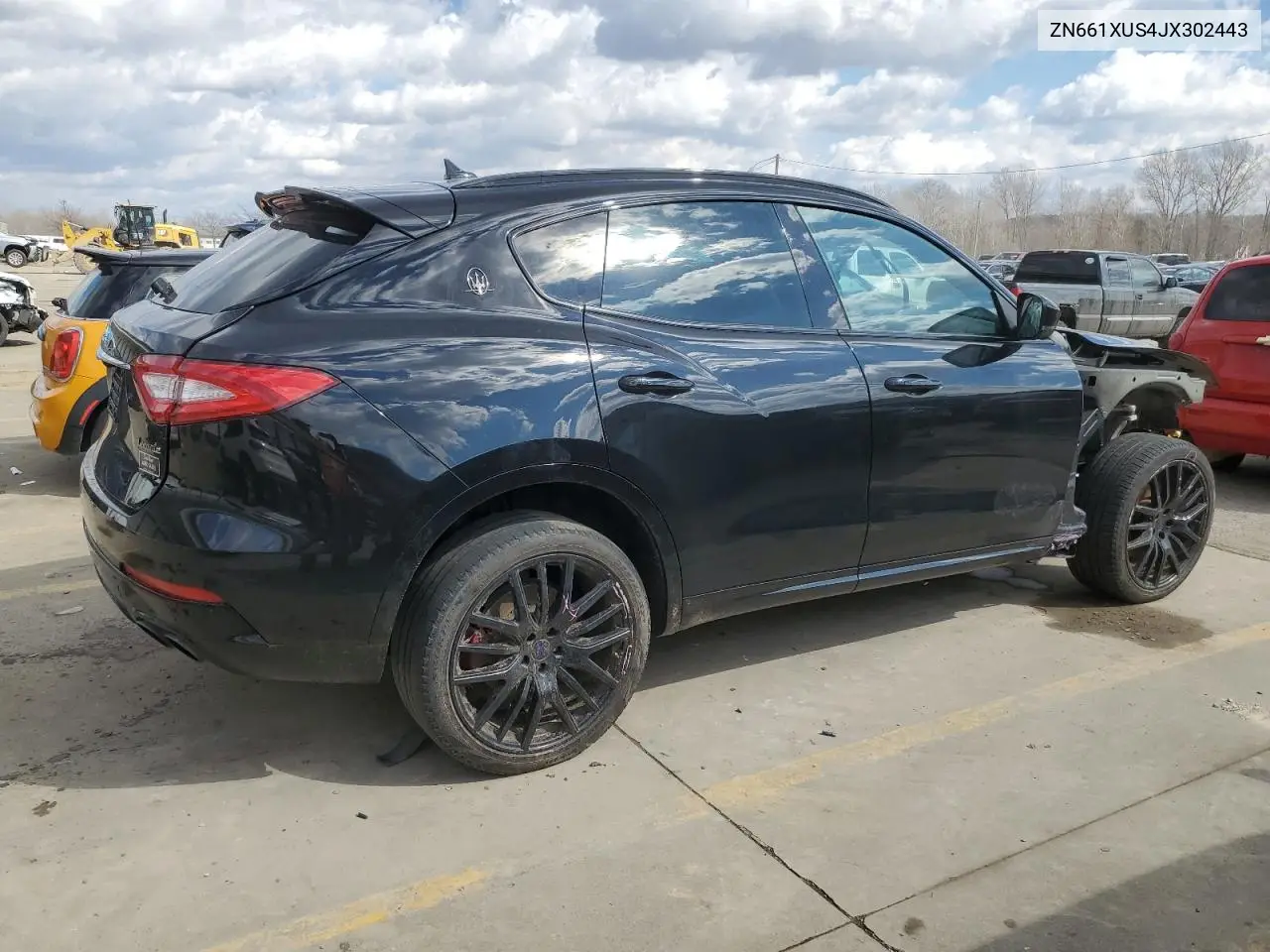 2018 Maserati Levante Sport VIN: ZN661XUS4JX302443 Lot: 46847125