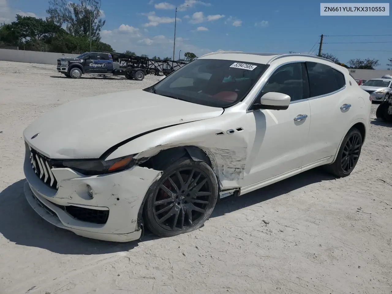 2019 Maserati Levante S Luxury VIN: ZN661YUL7KX310553 Lot: 52947585