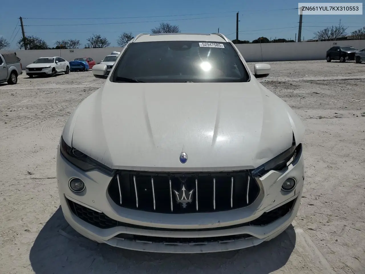 2019 Maserati Levante S Luxury VIN: ZN661YUL7KX310553 Lot: 52947585