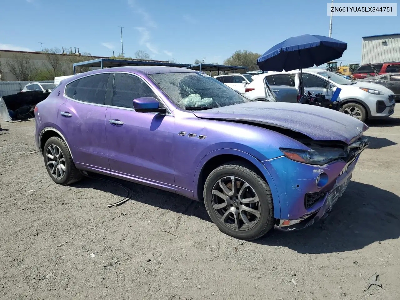 2020 Maserati Levante S VIN: ZN661YUA5LX344751 Lot: 53500525