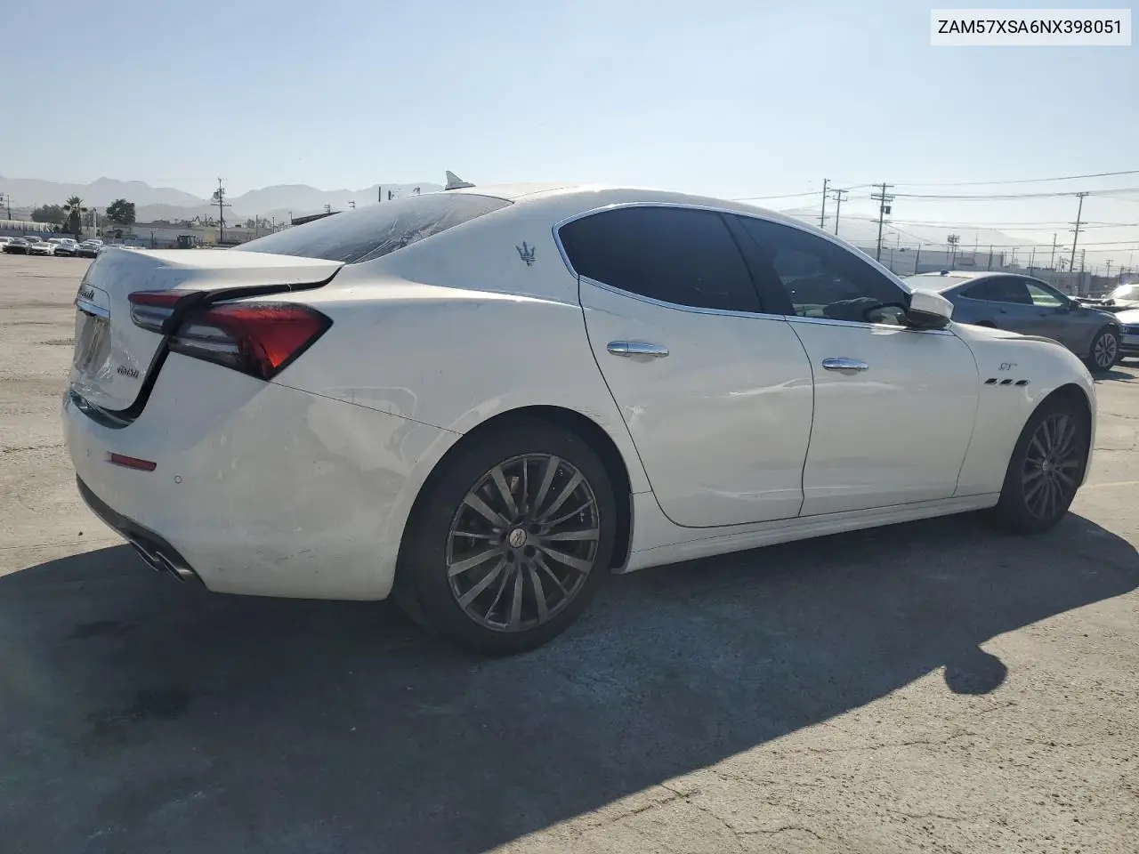 2022 Maserati Ghibli Base VIN: ZAM57XSA6NX398051 Lot: 62867915