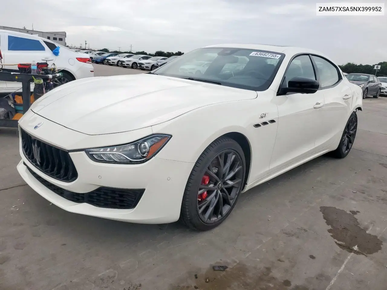 2022 Maserati Ghibli Base VIN: ZAM57XSA5NX399952 Lot: 63682755