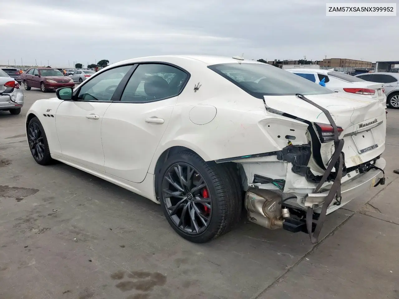 2022 Maserati Ghibli Base VIN: ZAM57XSA5NX399952 Lot: 63682755