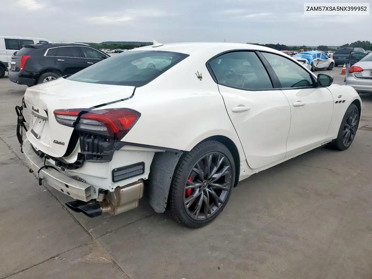 2022 Maserati Ghibli Base VIN: ZAM57XSA5NX399952 Lot: 63682755