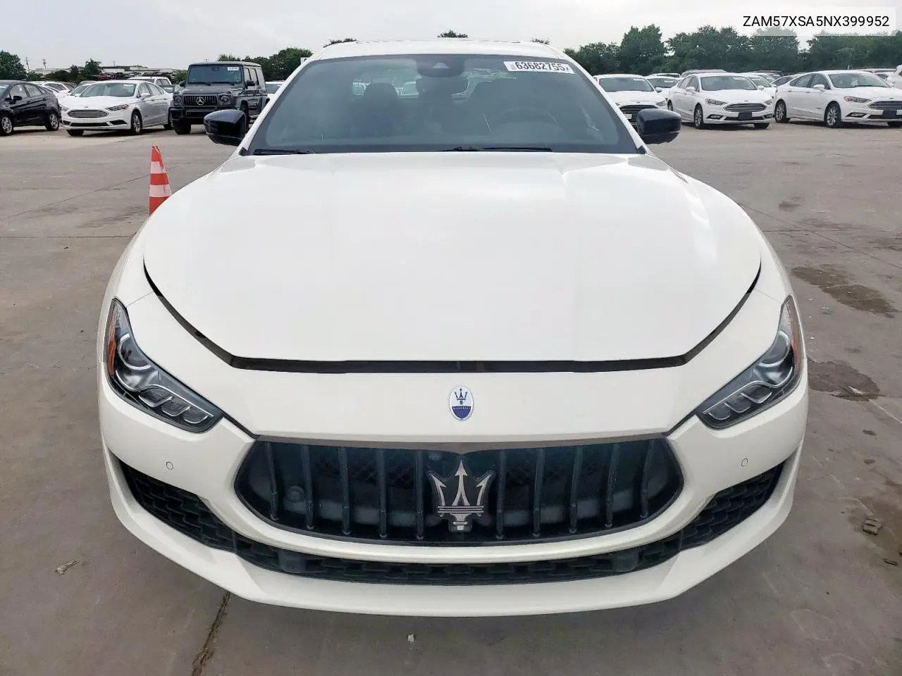 2022 Maserati Ghibli Base VIN: ZAM57XSA5NX399952 Lot: 63682755