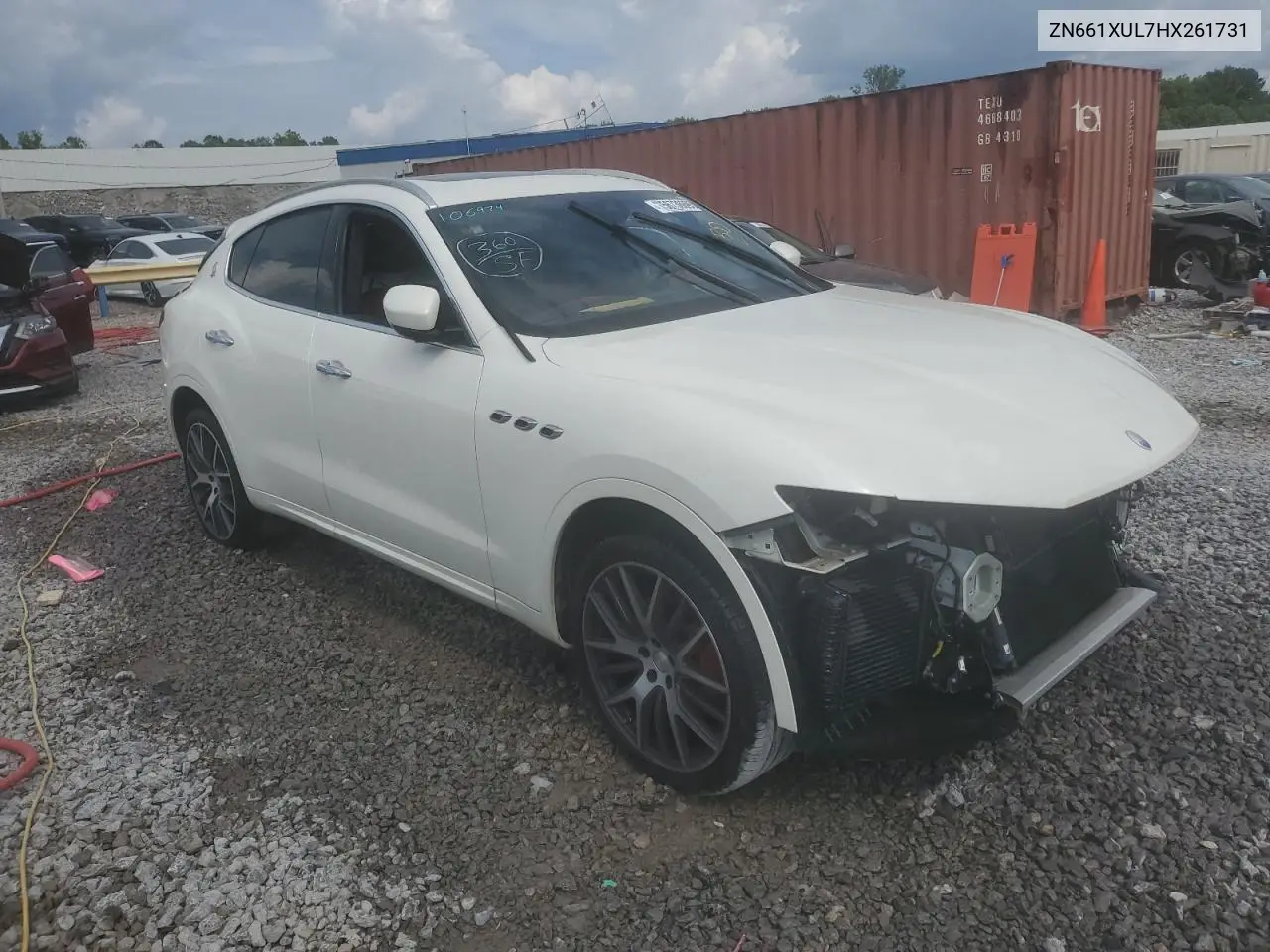 2017 Maserati Levante Luxury VIN: ZN661XUL7HX261731 Lot: 56738695