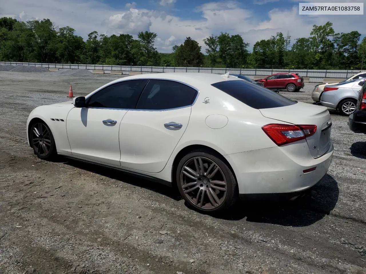 2014 Maserati Ghibli S VIN: ZAM57RTA0E1083758 Lot: 55627695