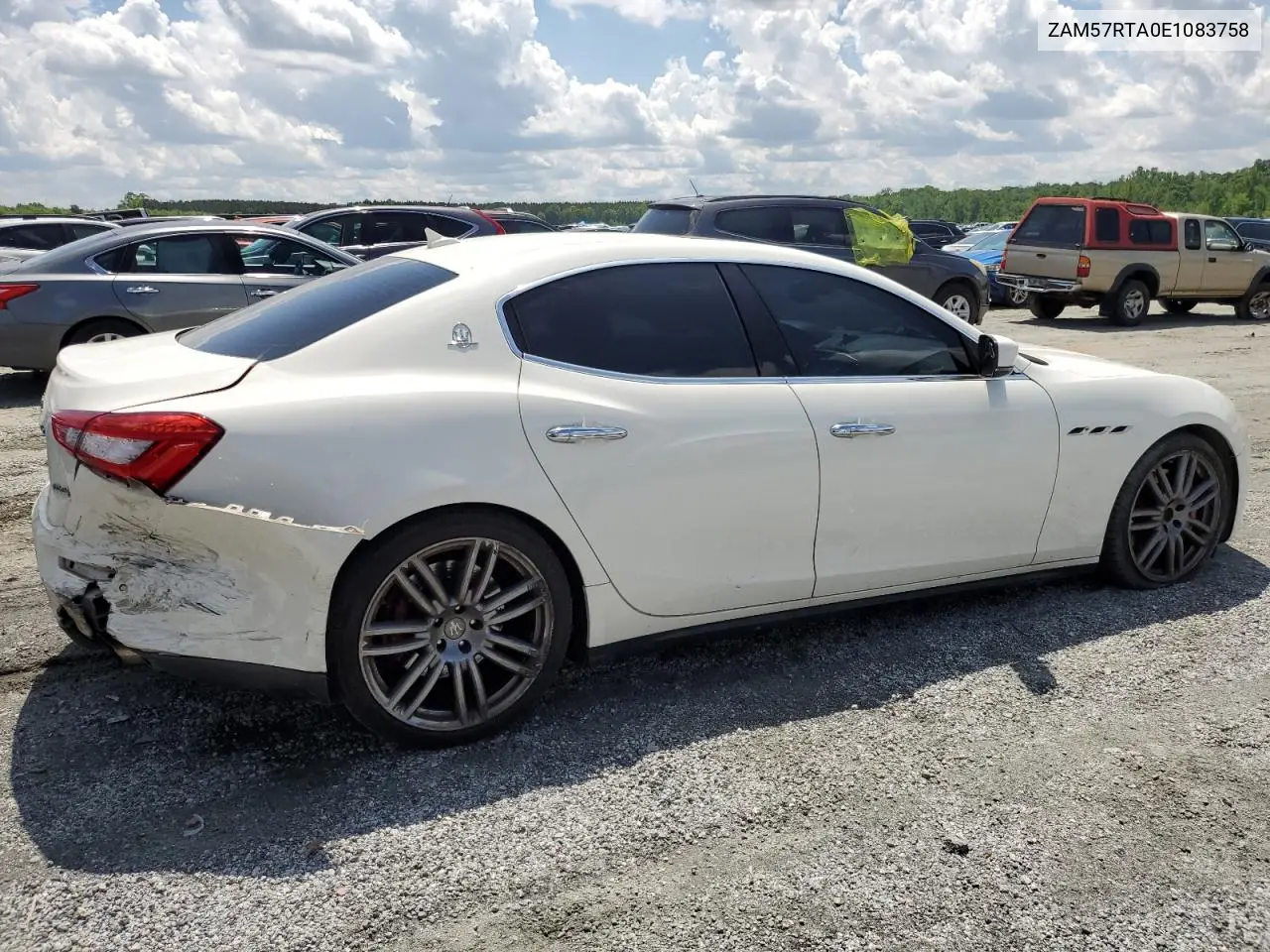 2014 Maserati Ghibli S VIN: ZAM57RTA0E1083758 Lot: 55627695