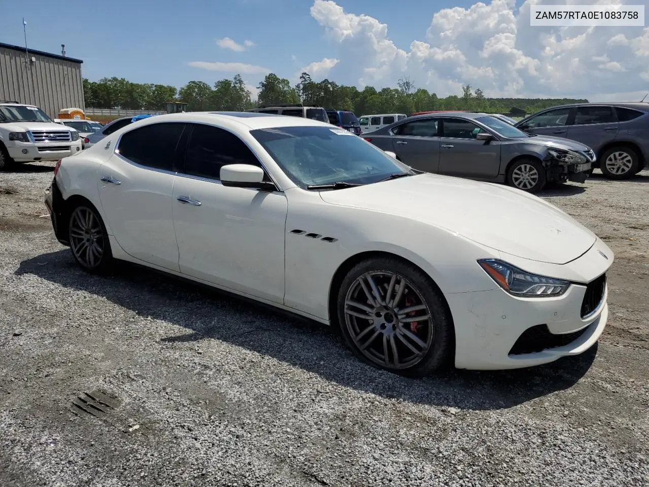 2014 Maserati Ghibli S VIN: ZAM57RTA0E1083758 Lot: 55627695
