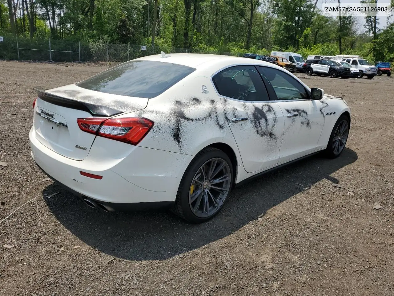 2014 Maserati Ghibli VIN: ZAM57XSA5E1126903 Lot: 60815795