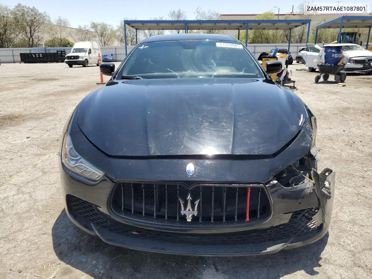 2014 Maserati Ghibli S VIN: ZAM57RTA6E1087801 Lot: 61559985