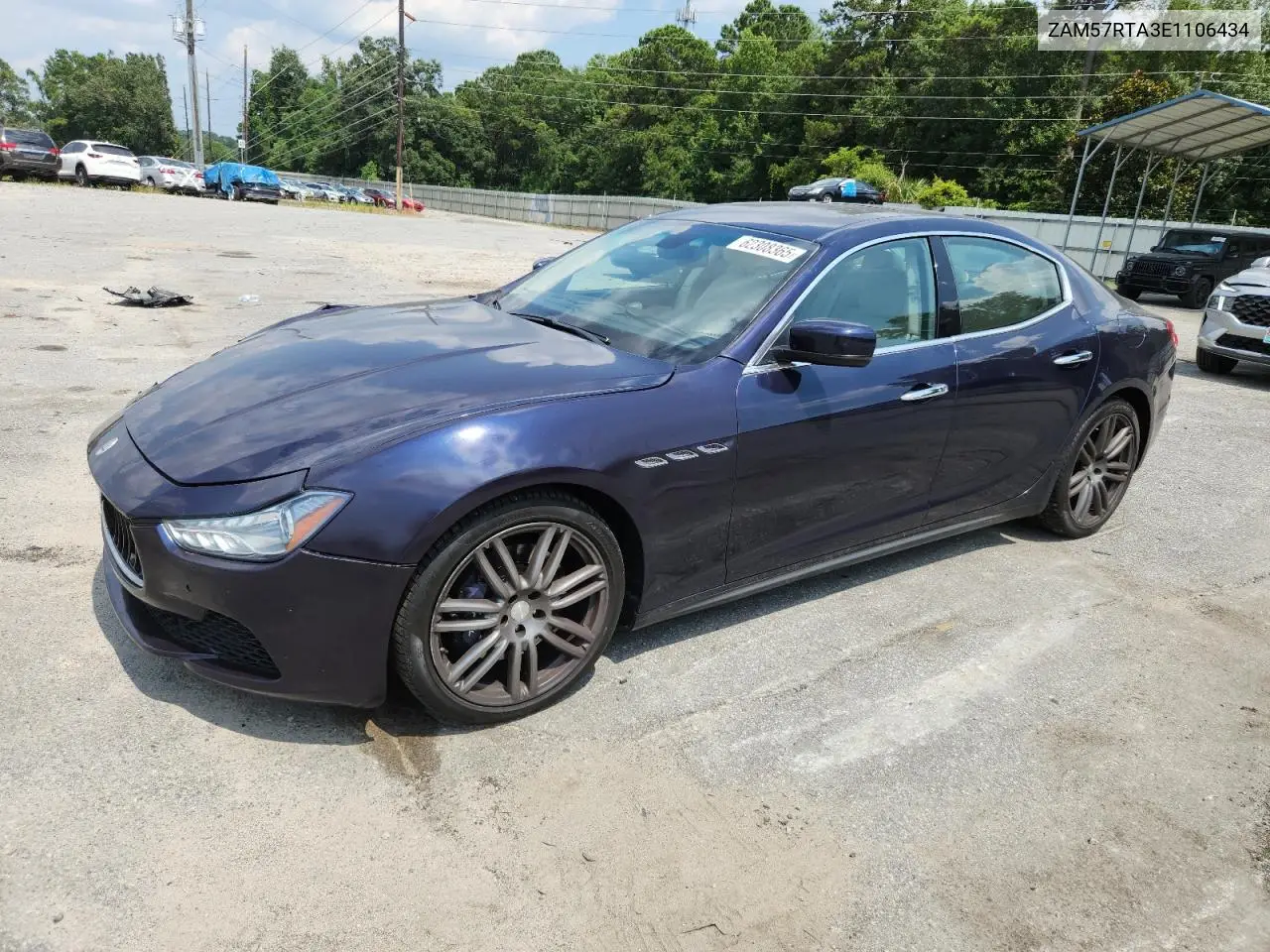 2014 Maserati Ghibli S VIN: ZAM57RTA3E1106434 Lot: 62308365