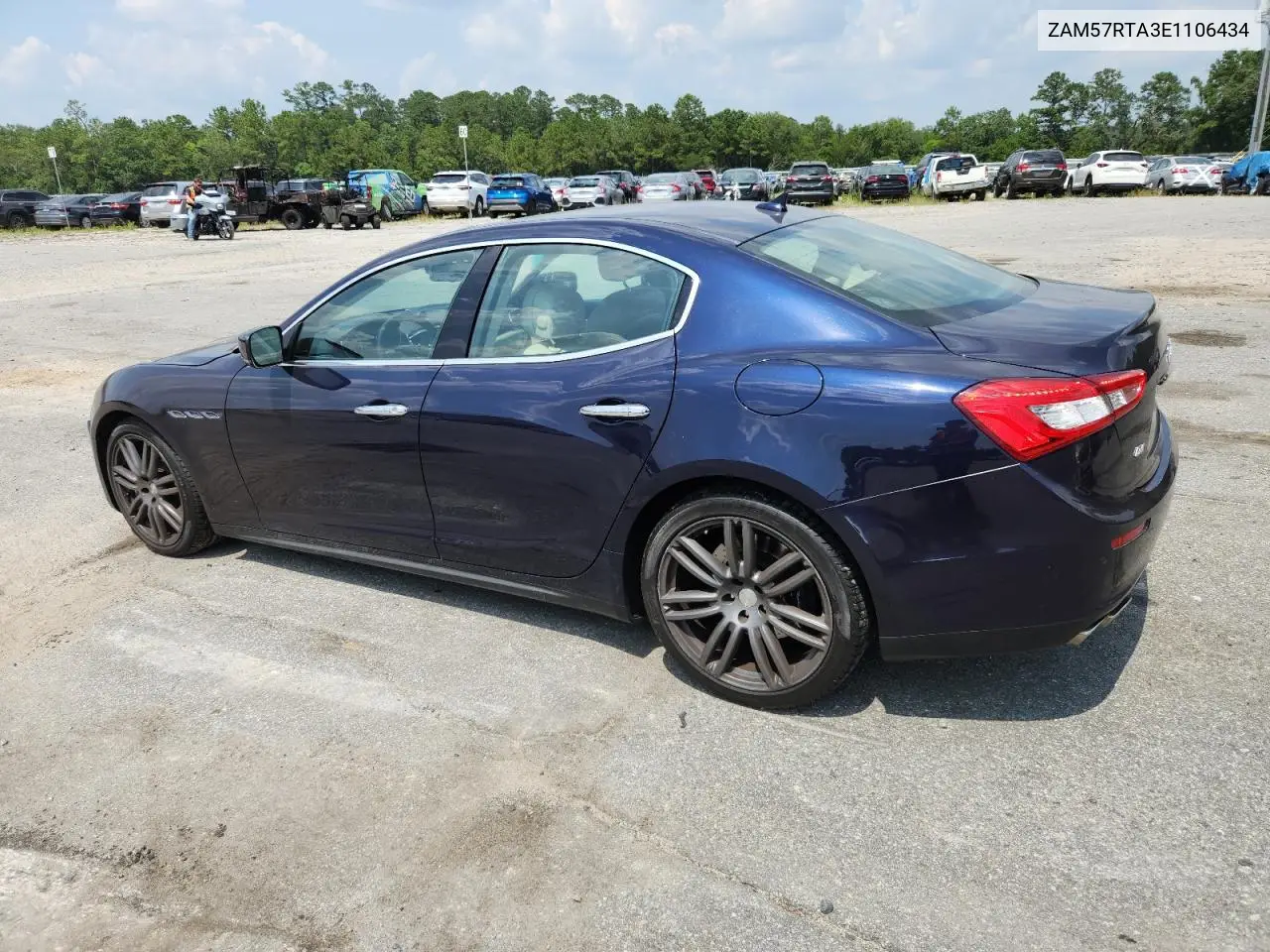2014 Maserati Ghibli S VIN: ZAM57RTA3E1106434 Lot: 62308365