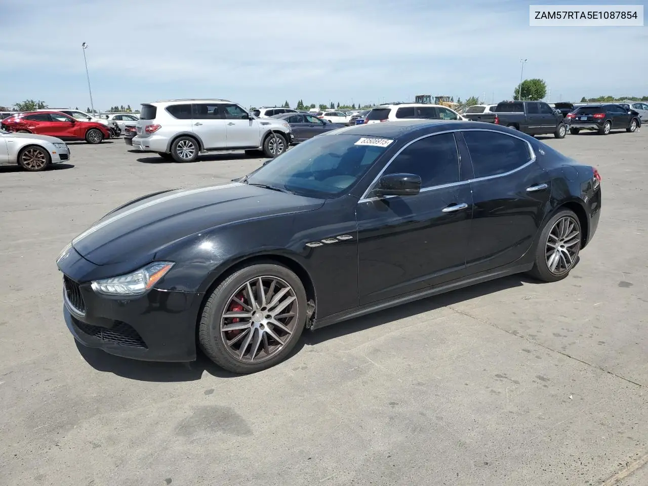 2014 Maserati Ghibli S VIN: ZAM57RTA5E1087854 Lot: 63508915