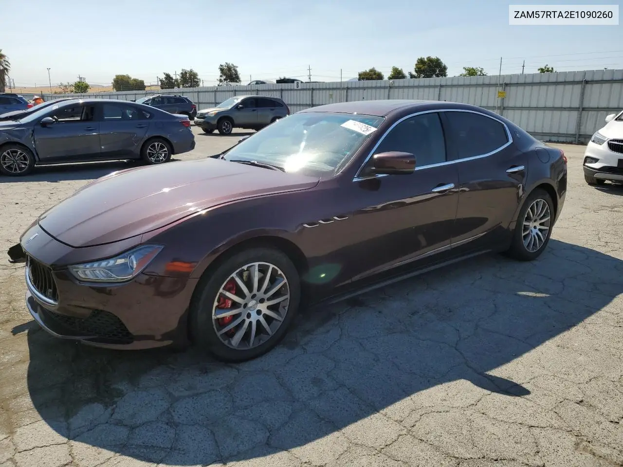 2014 Maserati Ghibli S VIN: ZAM57RTA2E1090260 Lot: 64590625