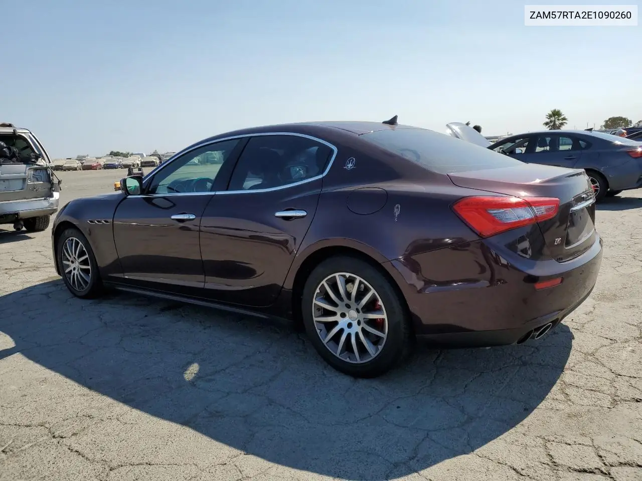 2014 Maserati Ghibli S VIN: ZAM57RTA2E1090260 Lot: 64590625