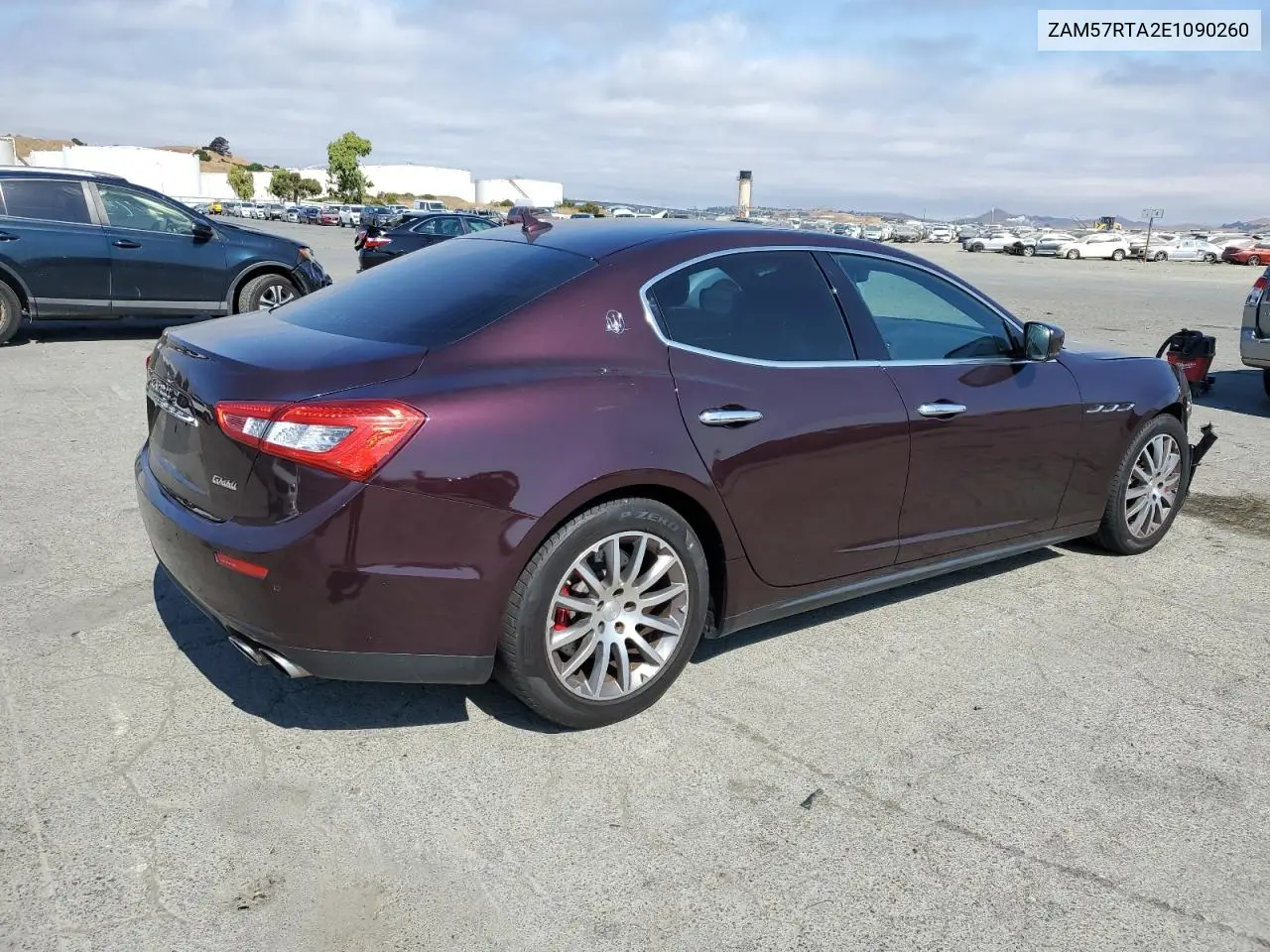 2014 Maserati Ghibli S VIN: ZAM57RTA2E1090260 Lot: 64590625