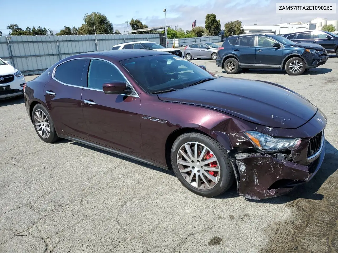 2014 Maserati Ghibli S VIN: ZAM57RTA2E1090260 Lot: 64590625
