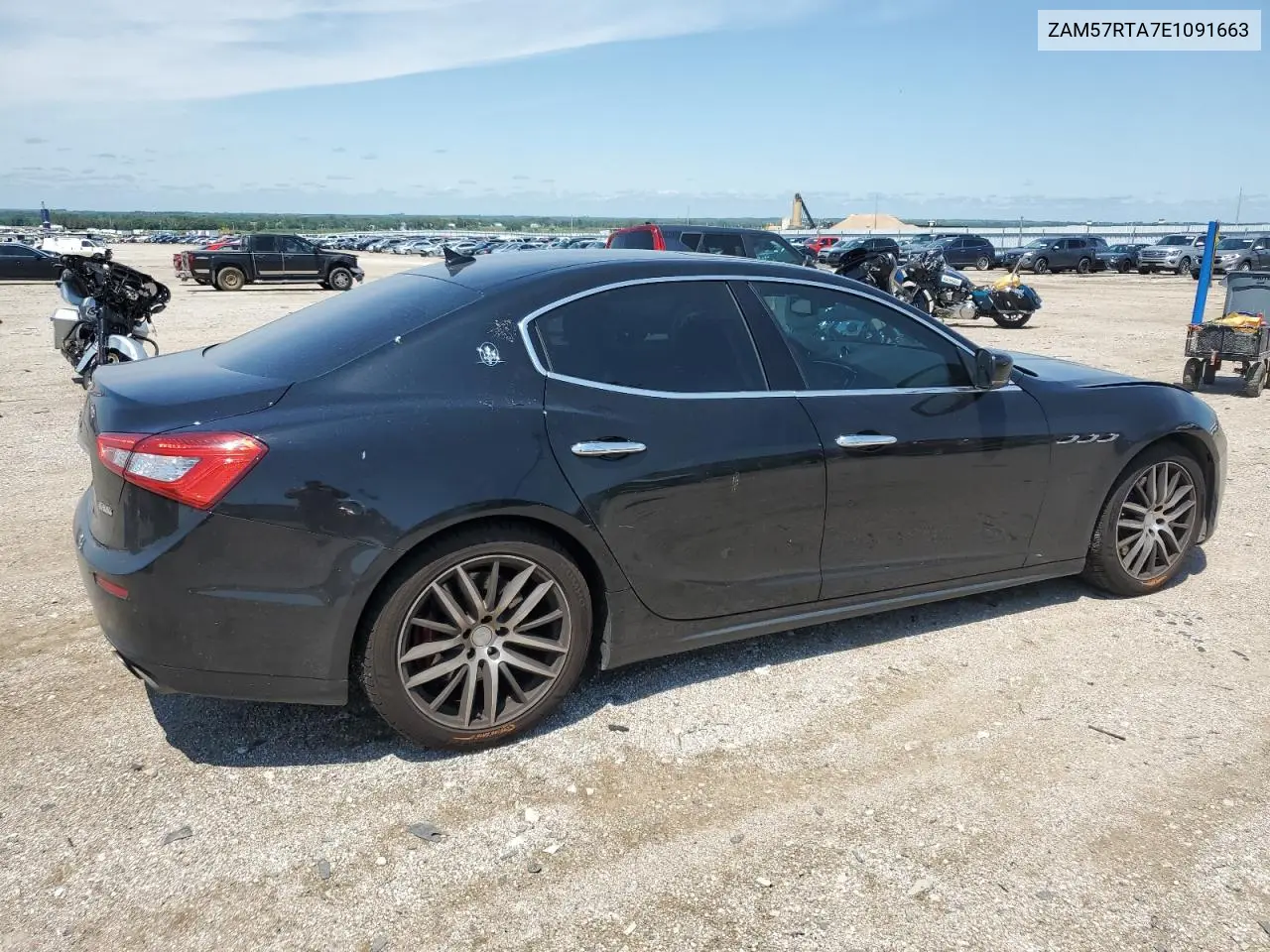 2014 Maserati Ghibli S VIN: ZAM57RTA7E1091663 Lot: 64634155