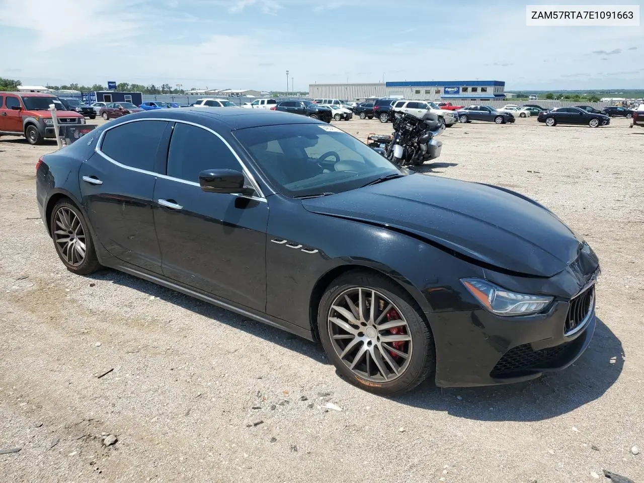 2014 Maserati Ghibli S VIN: ZAM57RTA7E1091663 Lot: 64634155