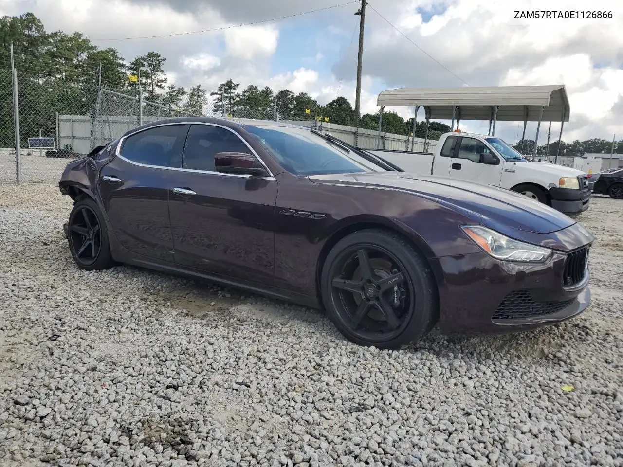 2014 Maserati Ghibli S VIN: ZAM57RTA0E1126866 Lot: 64717885