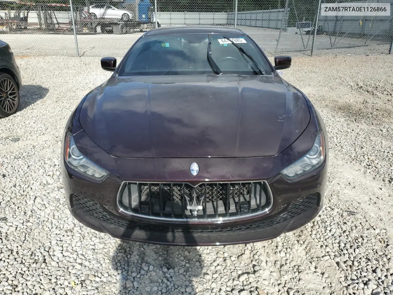2014 Maserati Ghibli S VIN: ZAM57RTA0E1126866 Lot: 64717885