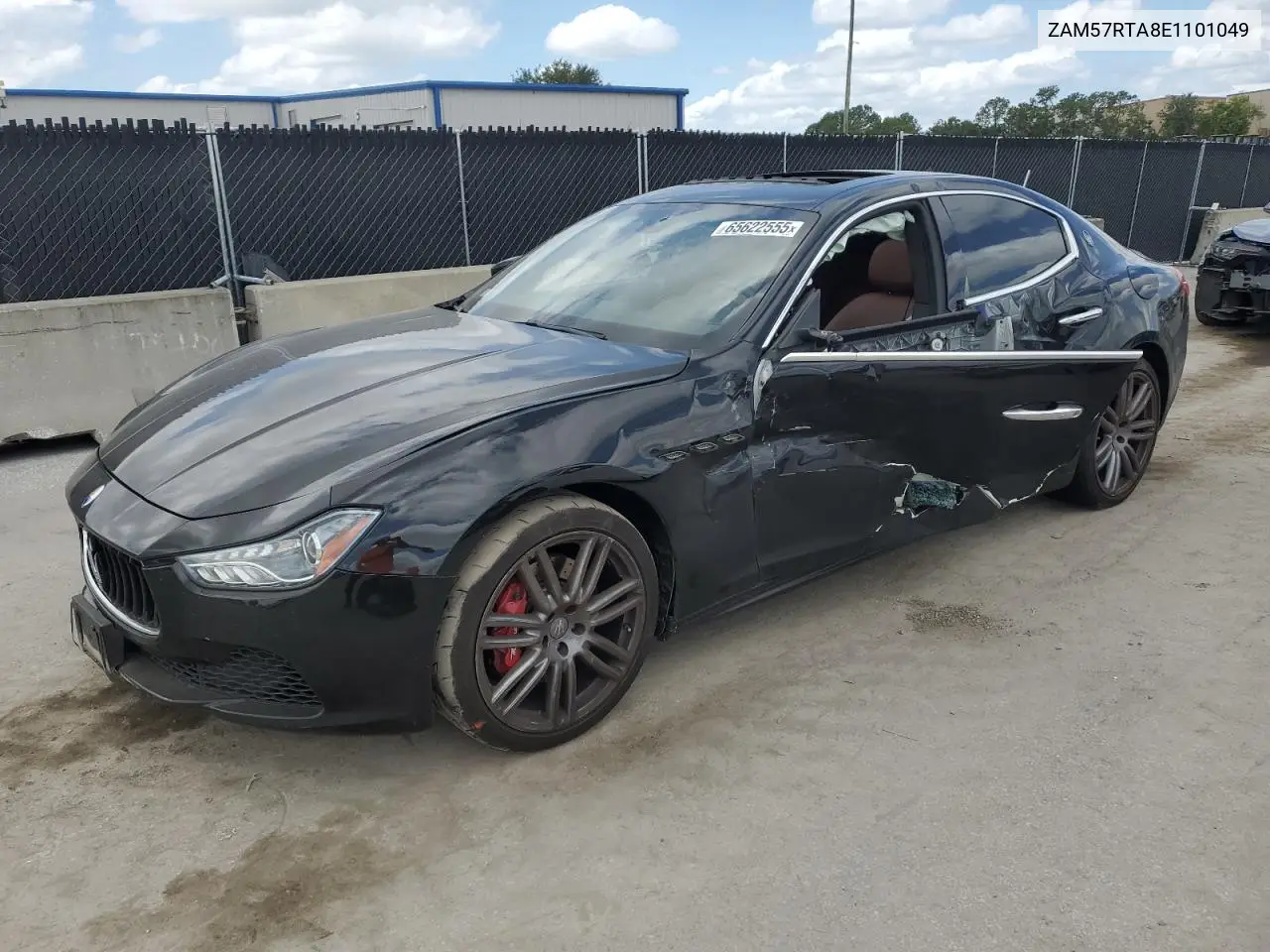 2014 Maserati Ghibli S VIN: ZAM57RTA8E1101049 Lot: 65622555