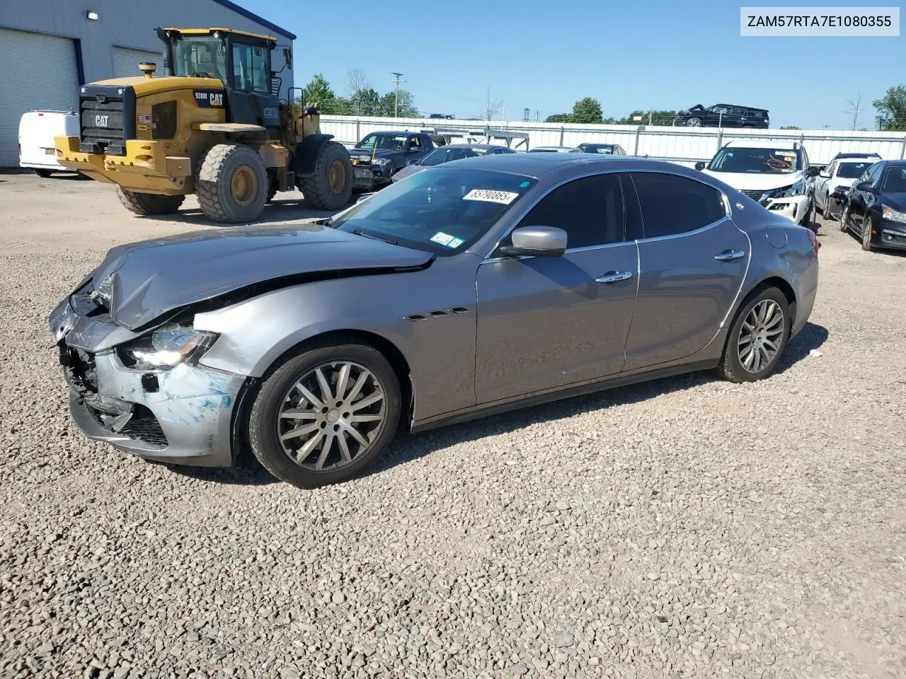 2014 Maserati Ghibli S VIN: ZAM57RTA7E1080355 Lot: 65790865