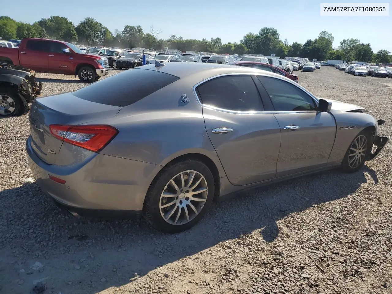 2014 Maserati Ghibli S VIN: ZAM57RTA7E1080355 Lot: 65790865
