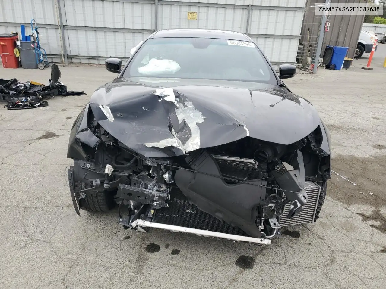 2014 Maserati Ghibli VIN: ZAM57XSA2E1087638 Lot: 65984395