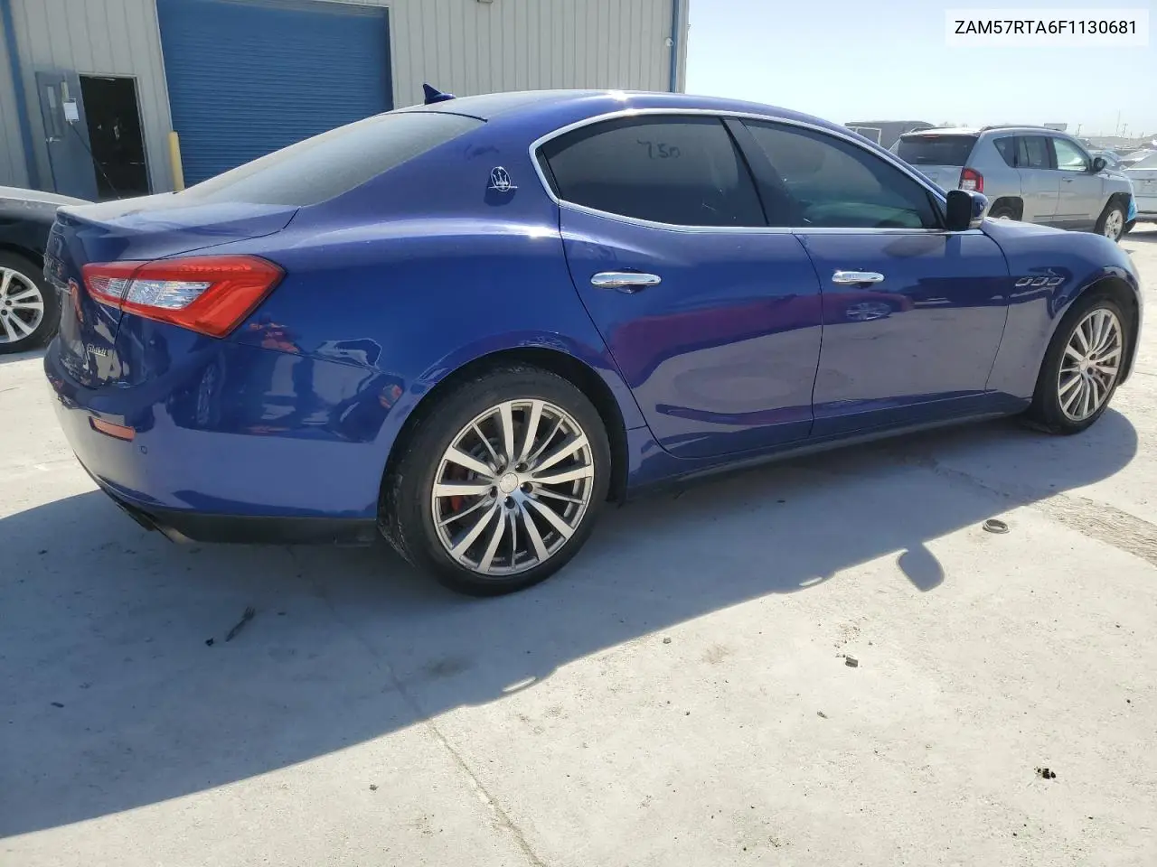 2015 Maserati Ghibli S VIN: ZAM57RTA6F1130681 Lot: 48655375