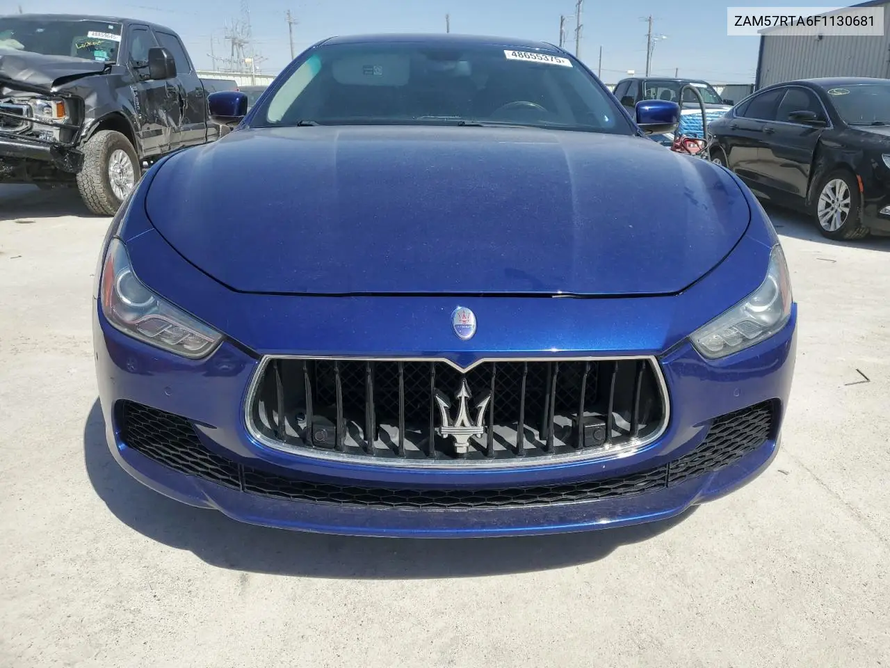 2015 Maserati Ghibli S VIN: ZAM57RTA6F1130681 Lot: 48655375