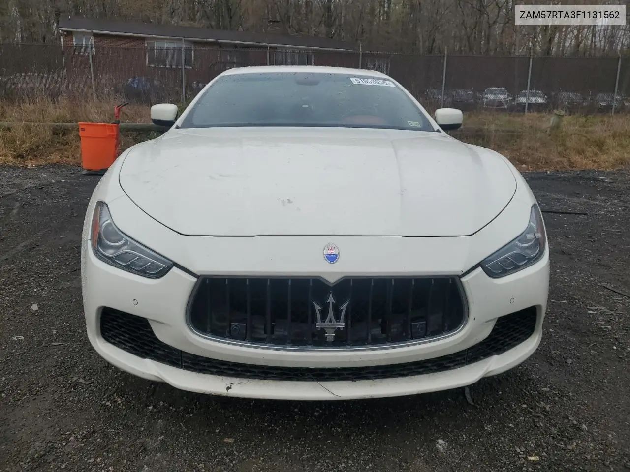 2015 Maserati Ghibli S VIN: ZAM57RTA3F1131562 Lot: 51953055