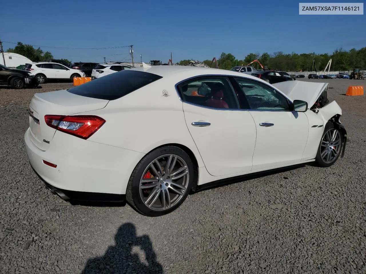2015 Maserati Ghibli VIN: ZAM57XSA7F1146121 Lot: 55035765