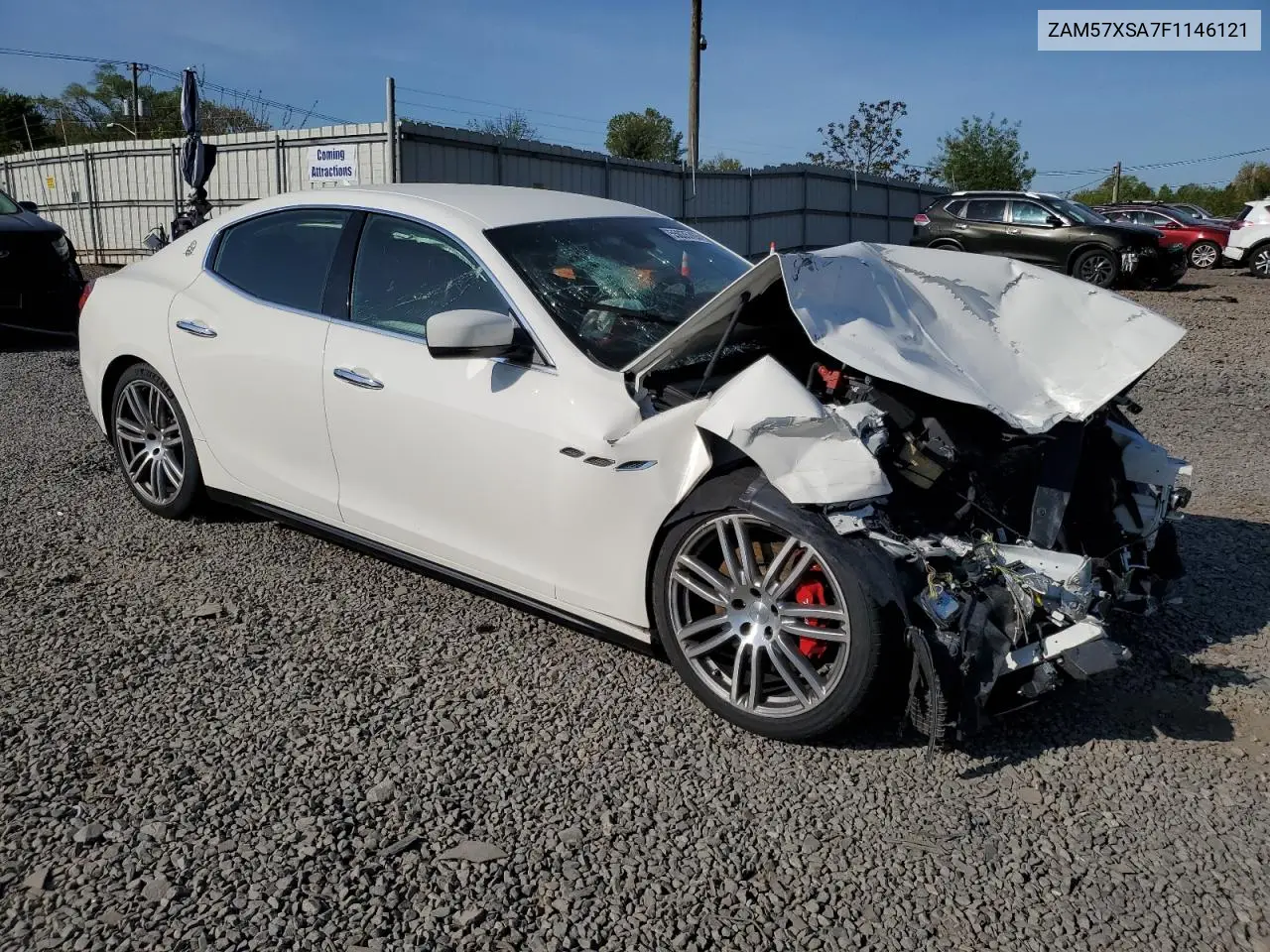 2015 Maserati Ghibli VIN: ZAM57XSA7F1146121 Lot: 55035765