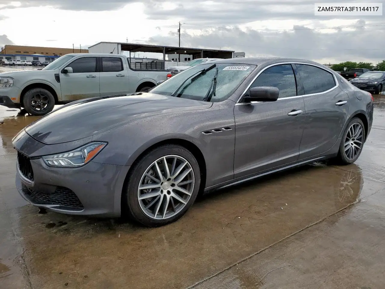 2015 Maserati Ghibli S VIN: ZAM57RTA3F1144117 Lot: 55665425