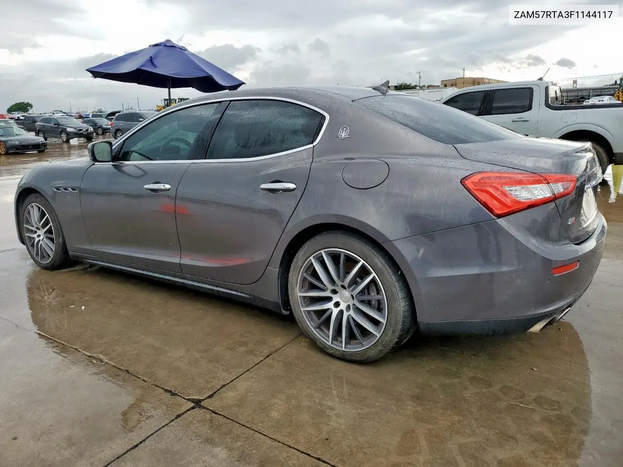 2015 Maserati Ghibli S VIN: ZAM57RTA3F1144117 Lot: 55665425