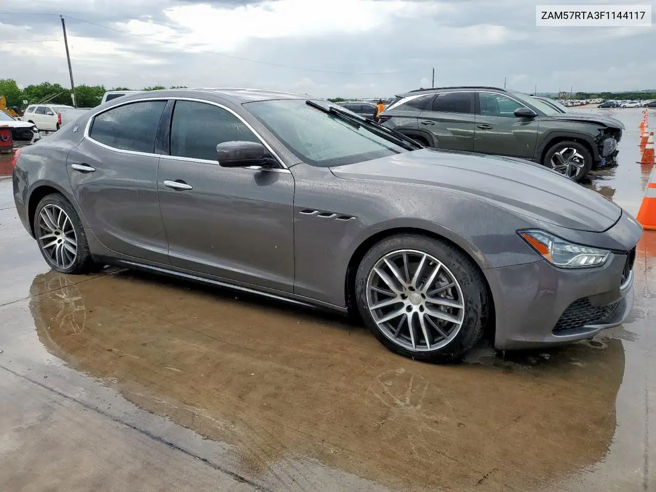 2015 Maserati Ghibli S VIN: ZAM57RTA3F1144117 Lot: 55665425