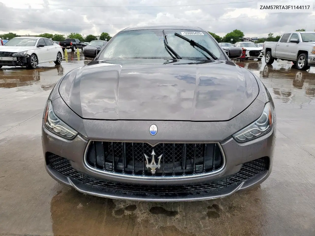 2015 Maserati Ghibli S VIN: ZAM57RTA3F1144117 Lot: 55665425