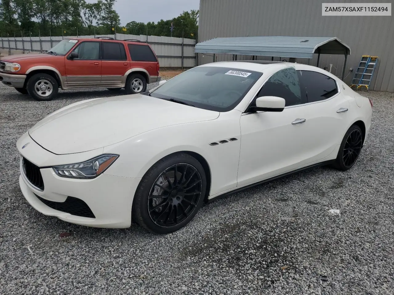2015 Maserati Ghibli VIN: ZAM57XSAXF1152494 Lot: 56208545