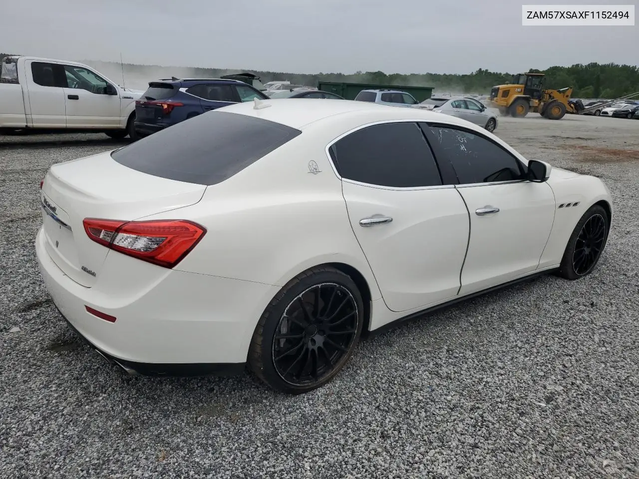 2015 Maserati Ghibli VIN: ZAM57XSAXF1152494 Lot: 56208545