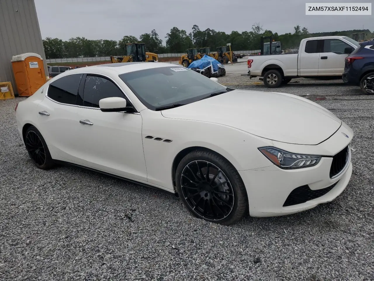2015 Maserati Ghibli VIN: ZAM57XSAXF1152494 Lot: 56208545