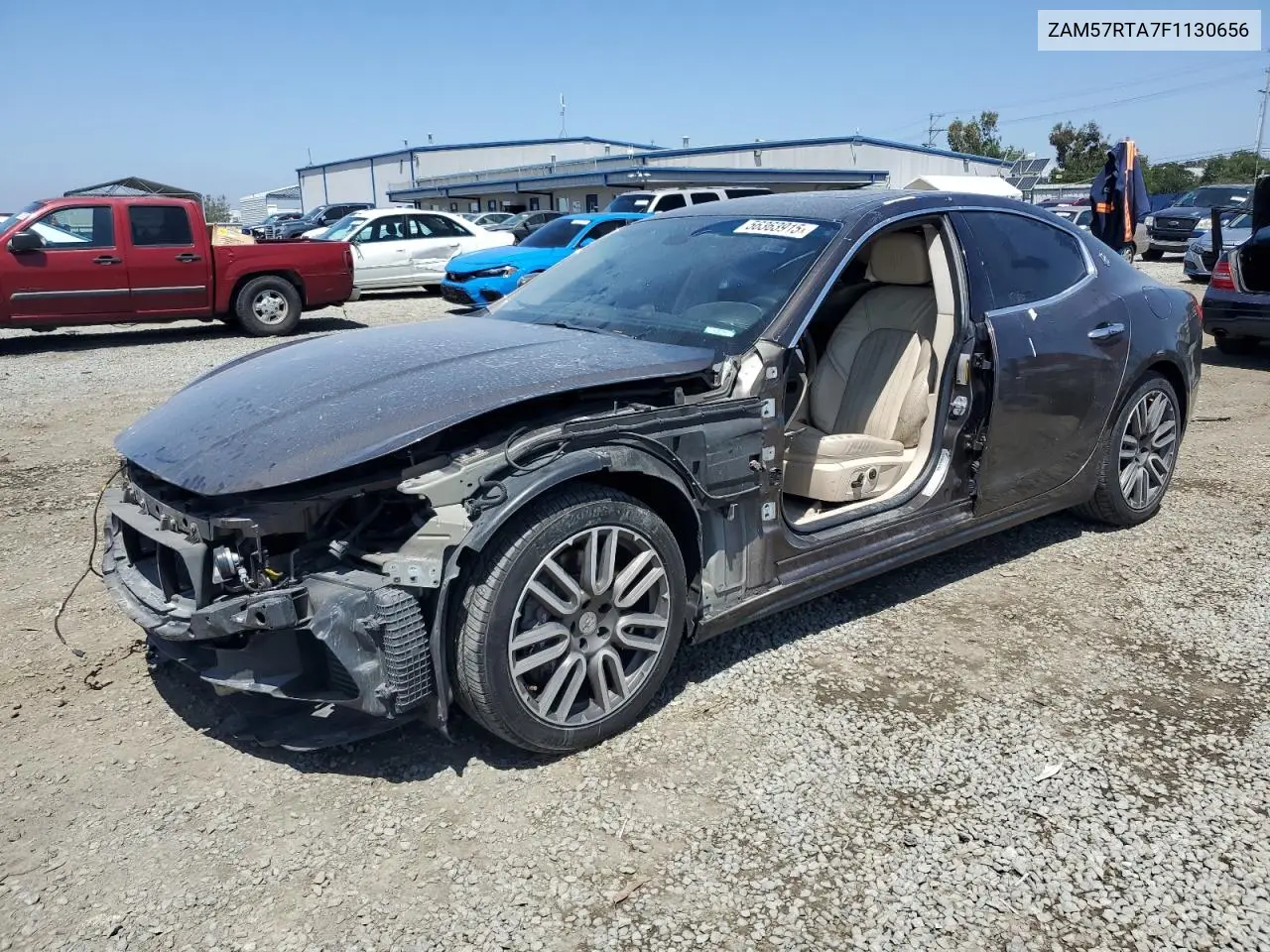 2015 Maserati Ghibli S VIN: ZAM57RTA7F1130656 Lot: 56363915