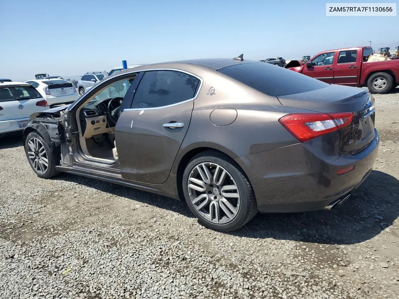 2015 Maserati Ghibli S VIN: ZAM57RTA7F1130656 Lot: 56363915