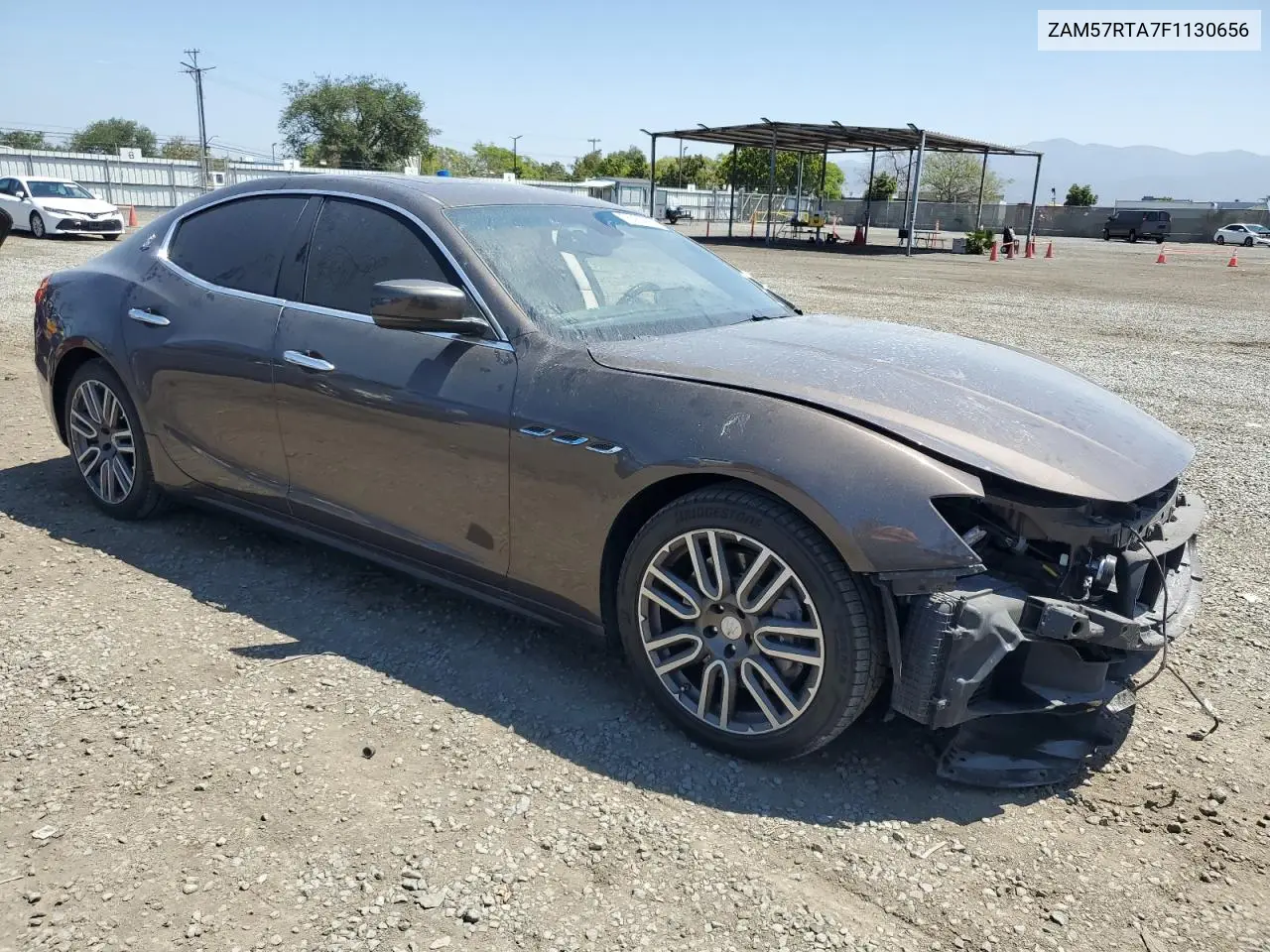 2015 Maserati Ghibli S VIN: ZAM57RTA7F1130656 Lot: 56363915