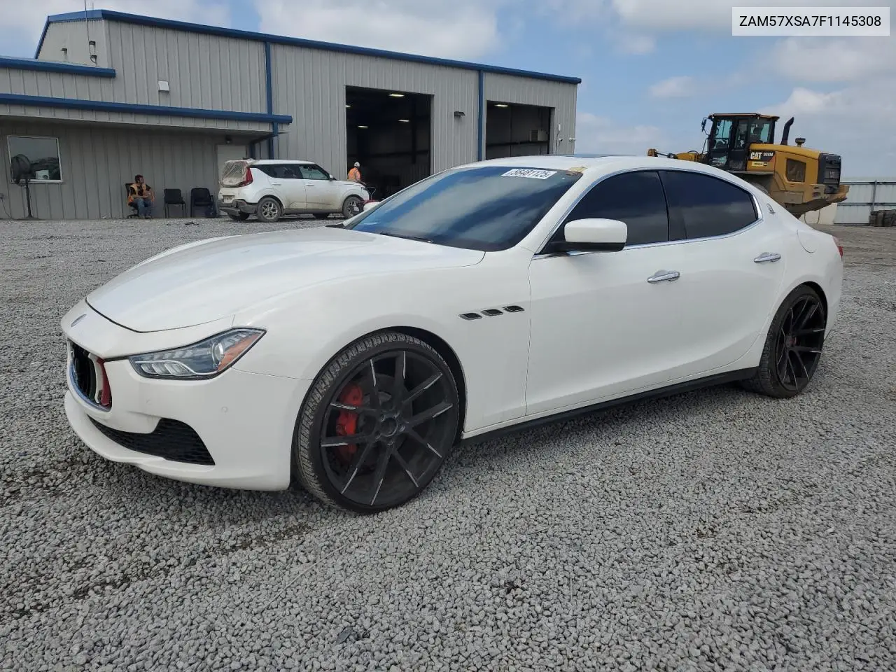 2015 Maserati Ghibli VIN: ZAM57XSA7F1145308 Lot: 56481125